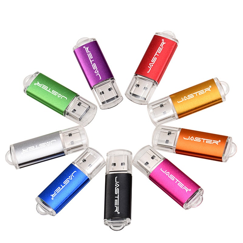 Plastic Shell Usb Flash Drive Color Personalized Lettering Diy Laser Engraving Usb Flash Drive Business Gift 64Gb Waterproof High Speed - Image 2